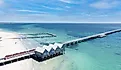 Busselton Jetty at Margaret River, Western Australia.