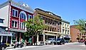 Main Street in village of Saranac Lake in Adirondack Mountains, New York, USA. Editorial credit: Wangkun Jia / Shutterstock.com