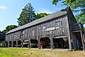 Exterior view of the Maine Maritime Museum with exhibits about the maritime heritage and culture of Maine in Bath. Image credit EQRoy via Shutterstock.