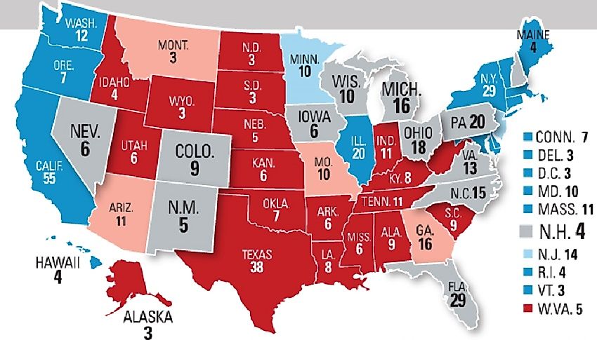 Which Are The Swing States For 2024 Nse Korie Kamillah