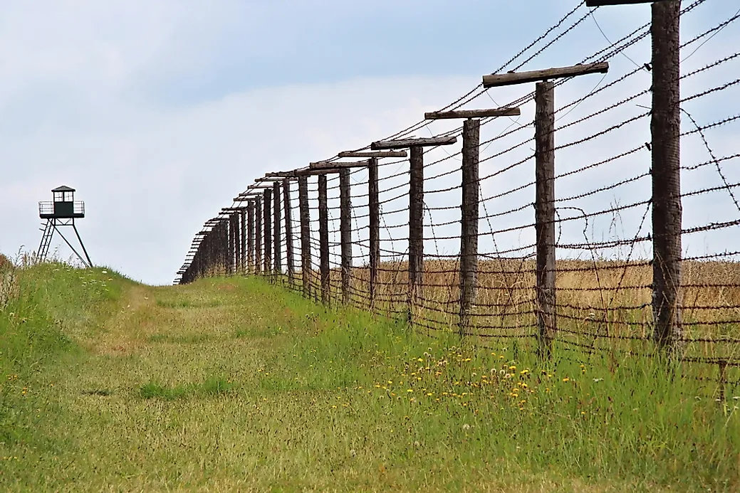What was the iron curtain worldatlas