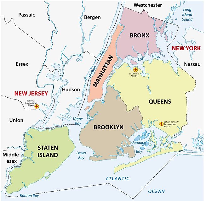 The Boroughs of New York City