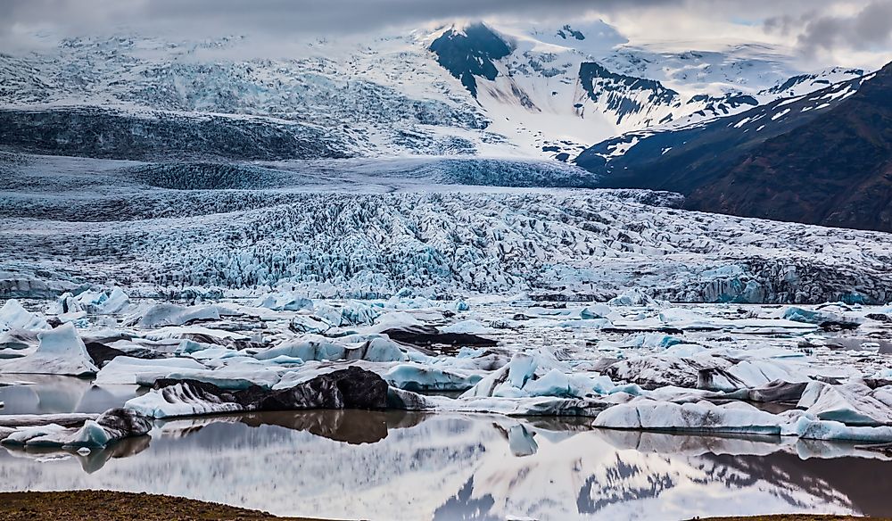 The Largest Glaciers/Ice Caps In Iceland
