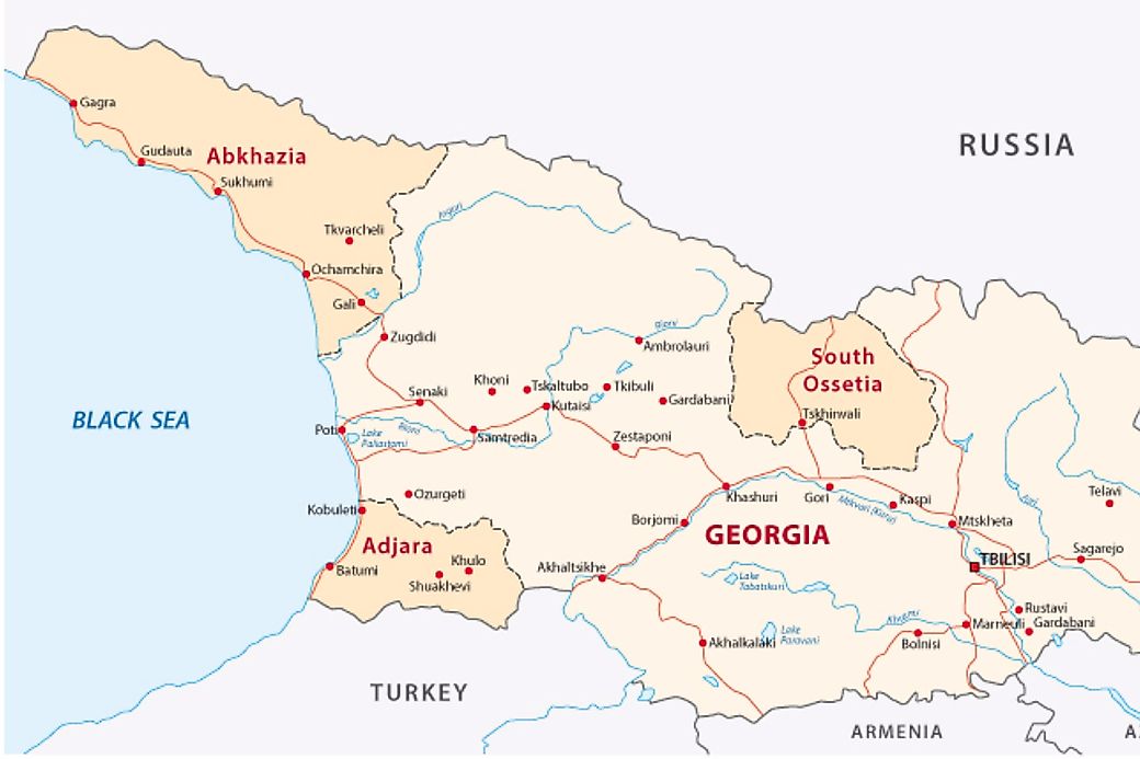 Тбилиси грузия карта