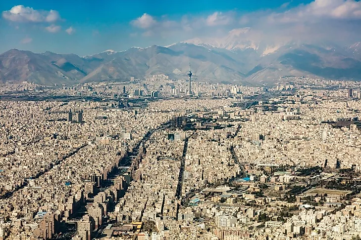 Biggest Cities In Iran - WorldAtlas.com