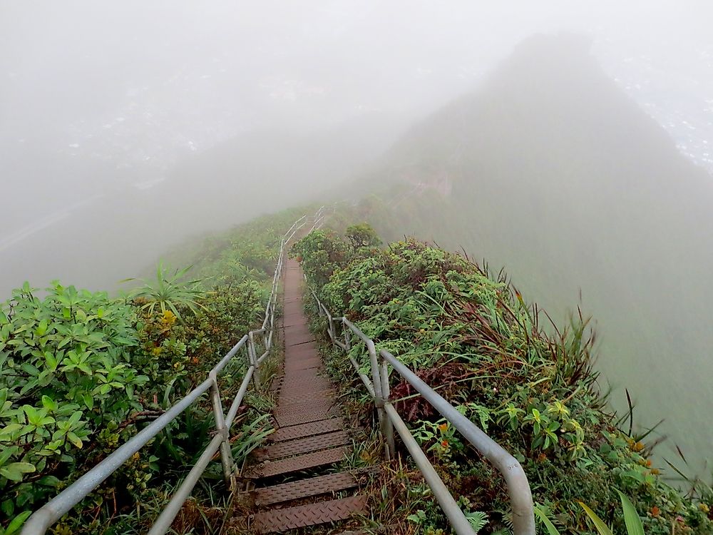 The Haiku Stairs, Hawaii - Unique Places around the World