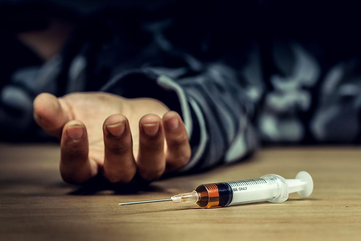 US States With The Highest Death Rate Caused By Drug Overdose
