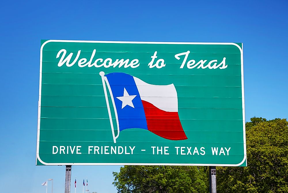 Which States Border Texas?