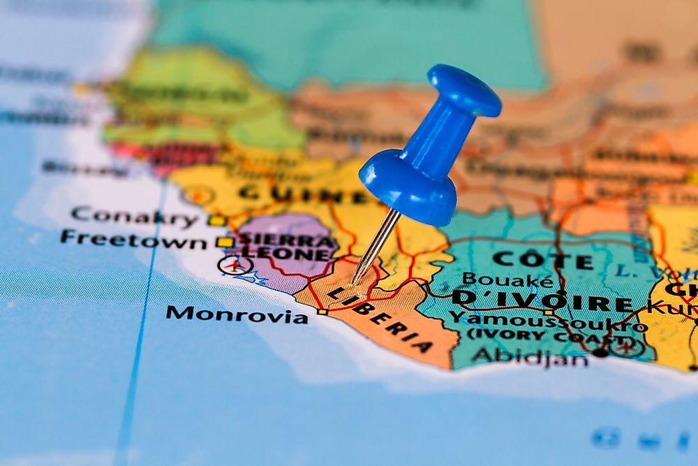 Which Countries Border Liberia?