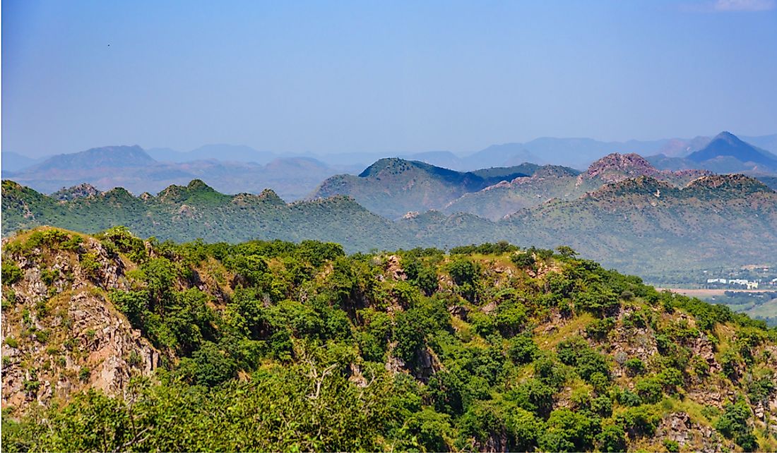 Where is the Aravalli Range?