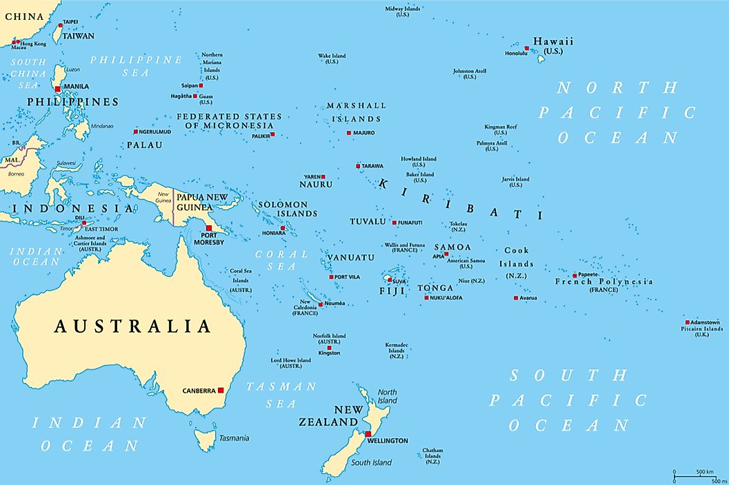 The 10 Most Populated Countries in Oceania