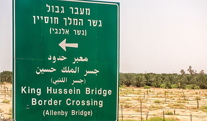 Which Countries Border Jordan?