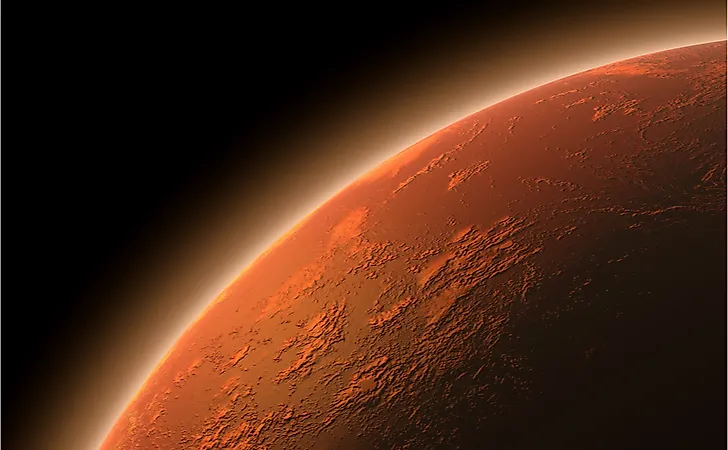 The Composition Of The Atmosphere Of Mars