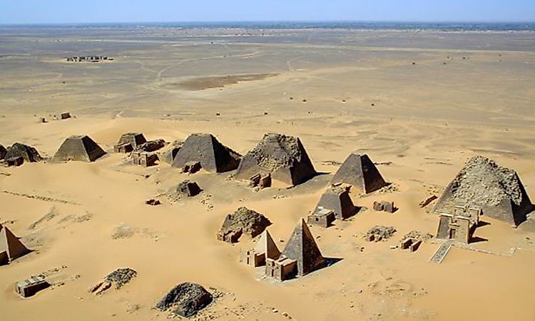Ancient Kush Sites Of Meroe Island, Sudan