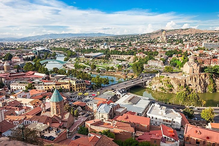 Biggest Cities In The Country Of Georgia