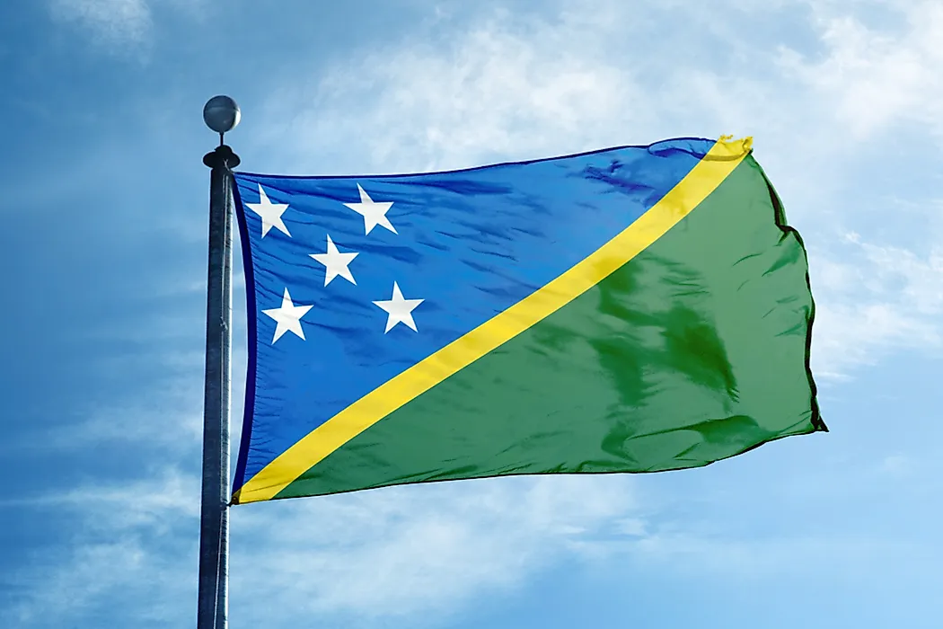What Do The Colors And Symbols Of The Flag Of The Solomon Islands Mean?