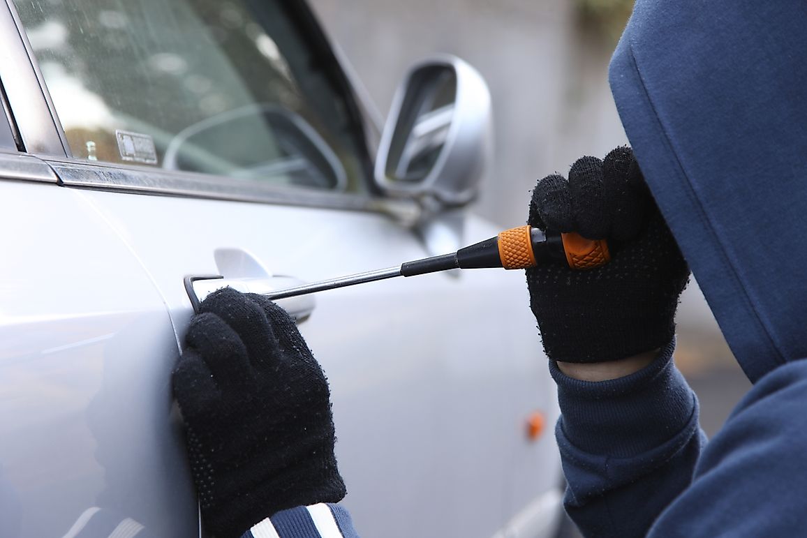 States With The Highest Vehicle Theft Rate
