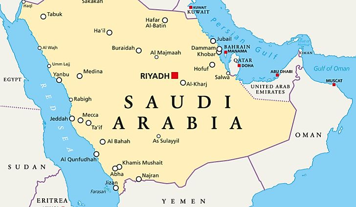 Is Saudi Arabia in the Middle East?