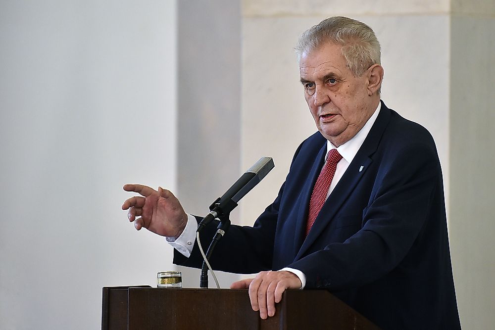 Presidents Of The Czech Republic (Czechia) Since 1993
