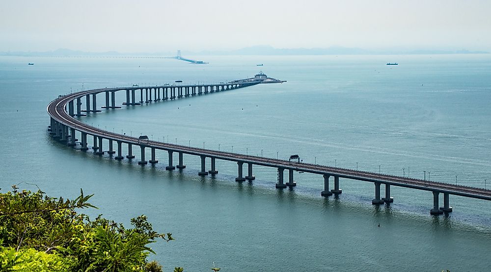 Where Is The World's Longest Sea-crossing Located?