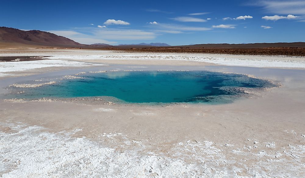 What Is Unique About The Ojos de Mar In Argentina?