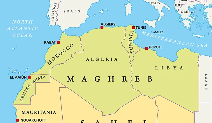 Which Countries Are Located In The Maghreb Region?