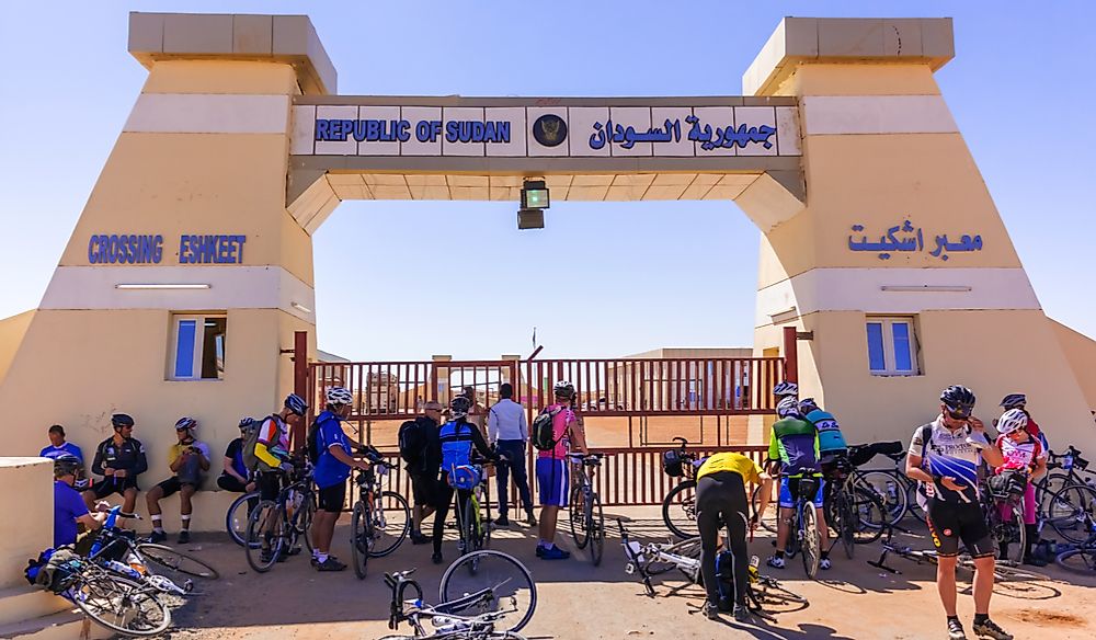 Which Countries Border Sudan?