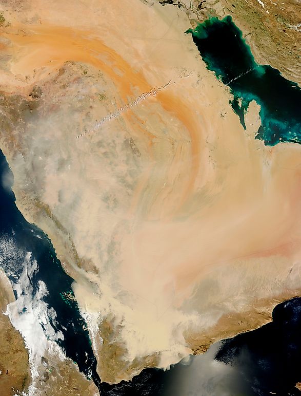 Major Wadis Of The Arabian Peninsula