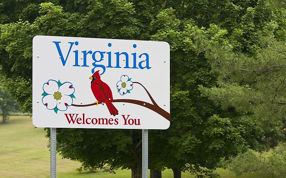Which States Border Virginia?