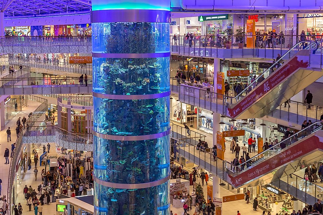The Largest Shopping Malls In Europe Worldatlas Com