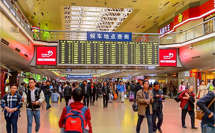 The 10 Busiest Railway Stations In China