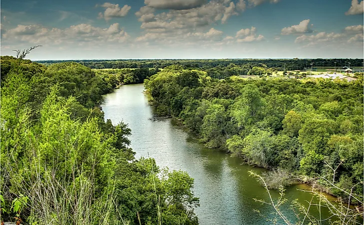 Where Does The Brazos River Begin And End?