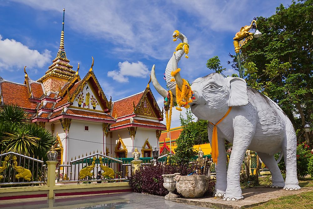 Which Country is Known as the Land of White Elephants?