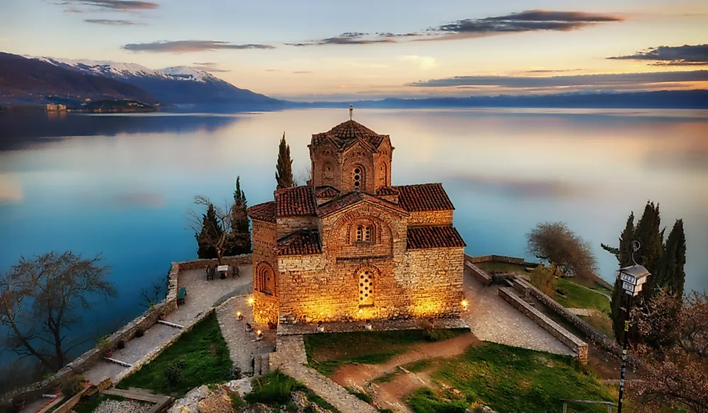 Which Countries Share Lake Ohrid?