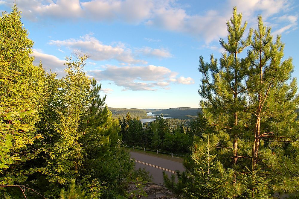 Where are the Saint Lawrence Lowlands?