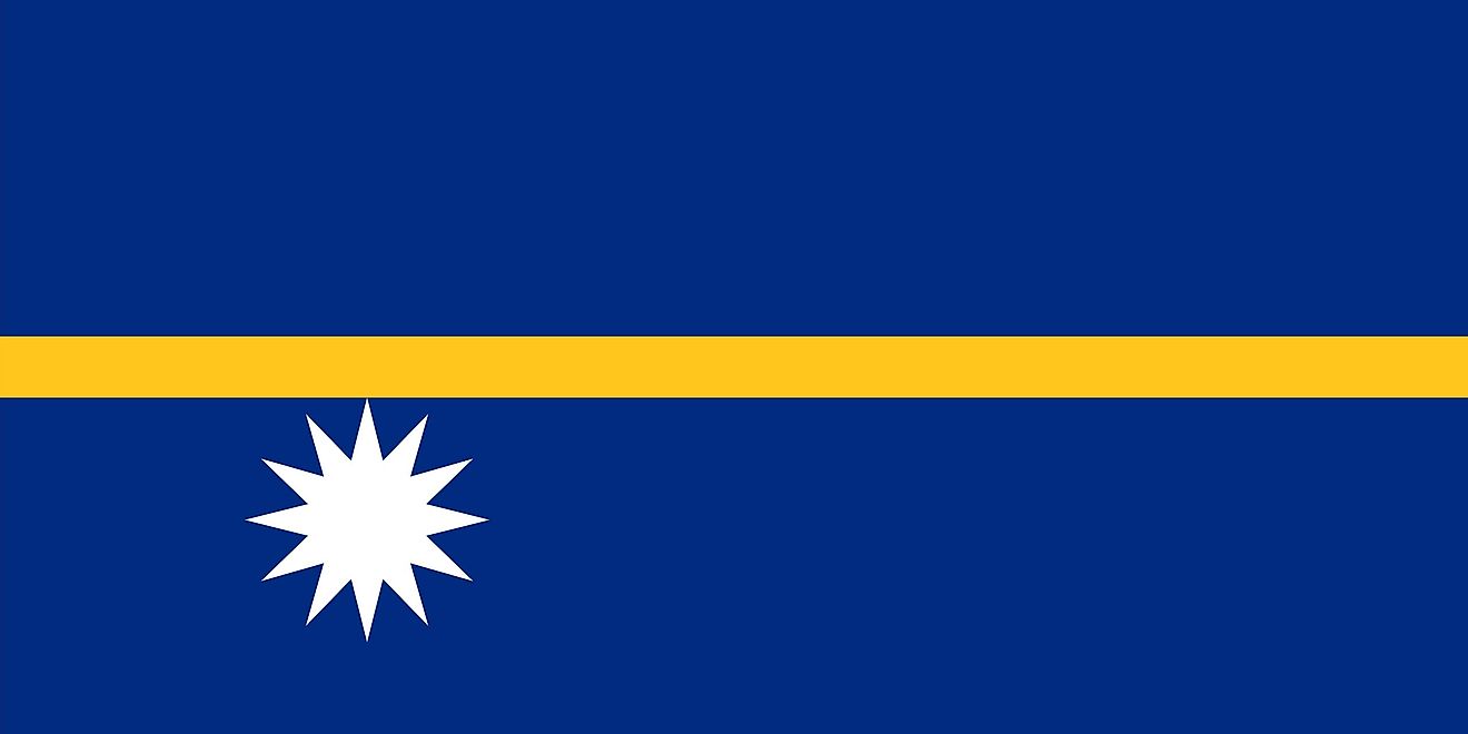The National Flag of Nauru
