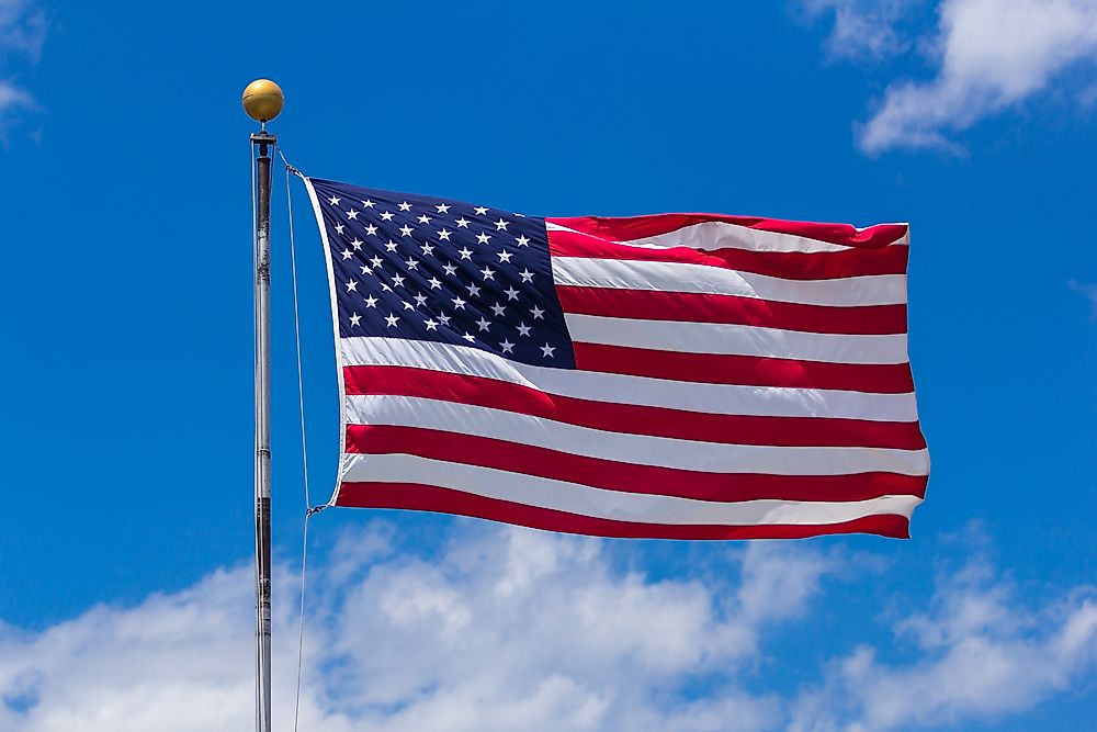American Flag: the Flag of the United States of America