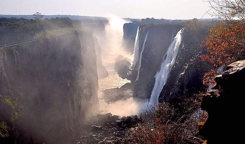 Victoria Falls - UNESCO World Heritage Site In Zambia