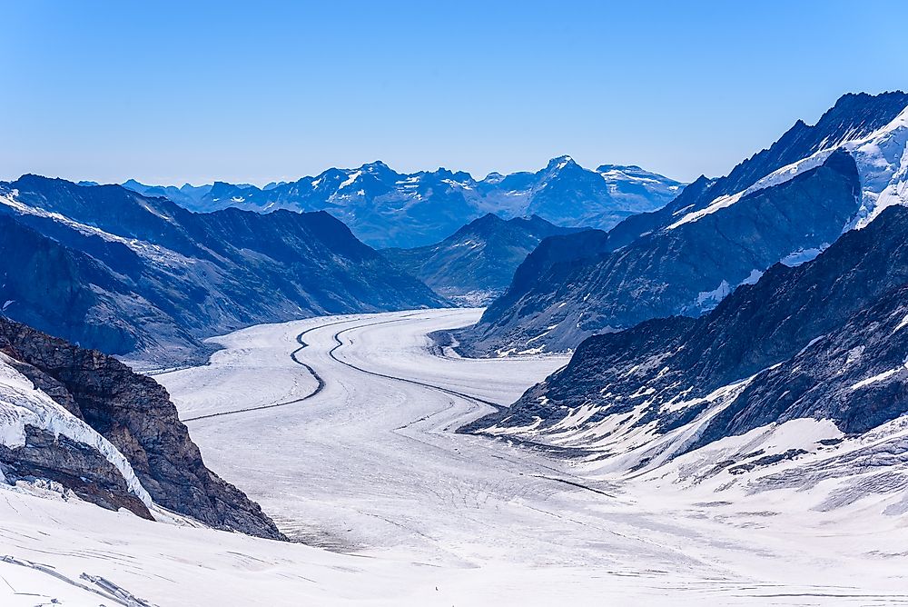 The Aletsch Glacier - The Largest Glacier In The Alps