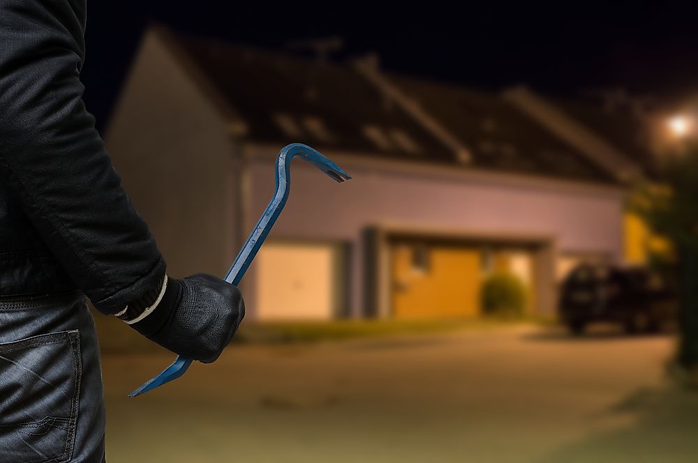 Sticky Fingers - 10 US States With The Highest Burglary Rates