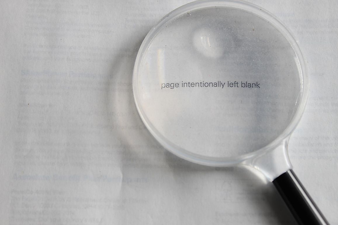 Why Do Books Have Pages Intentionally Left Blank?