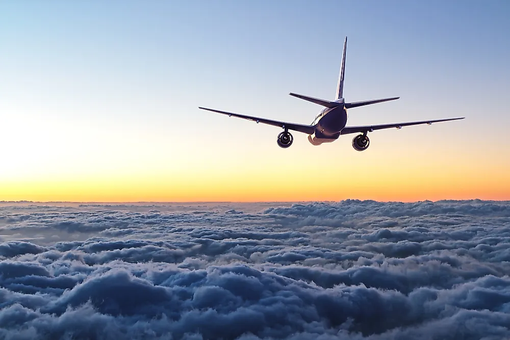 Which layer of the atmosphere do airplanes fly in worldatlas
