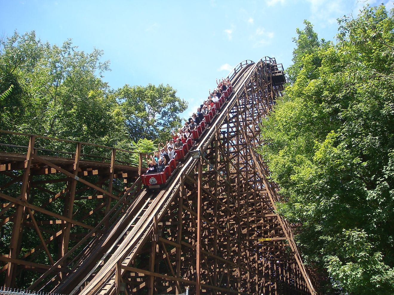 The Longest Wooden Roller Coasters In America