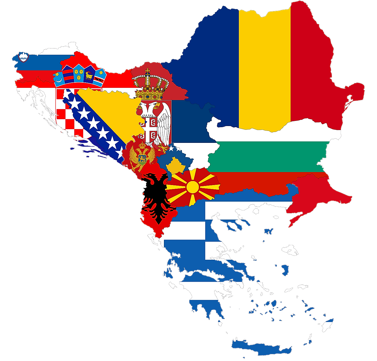 United Balkans Flag