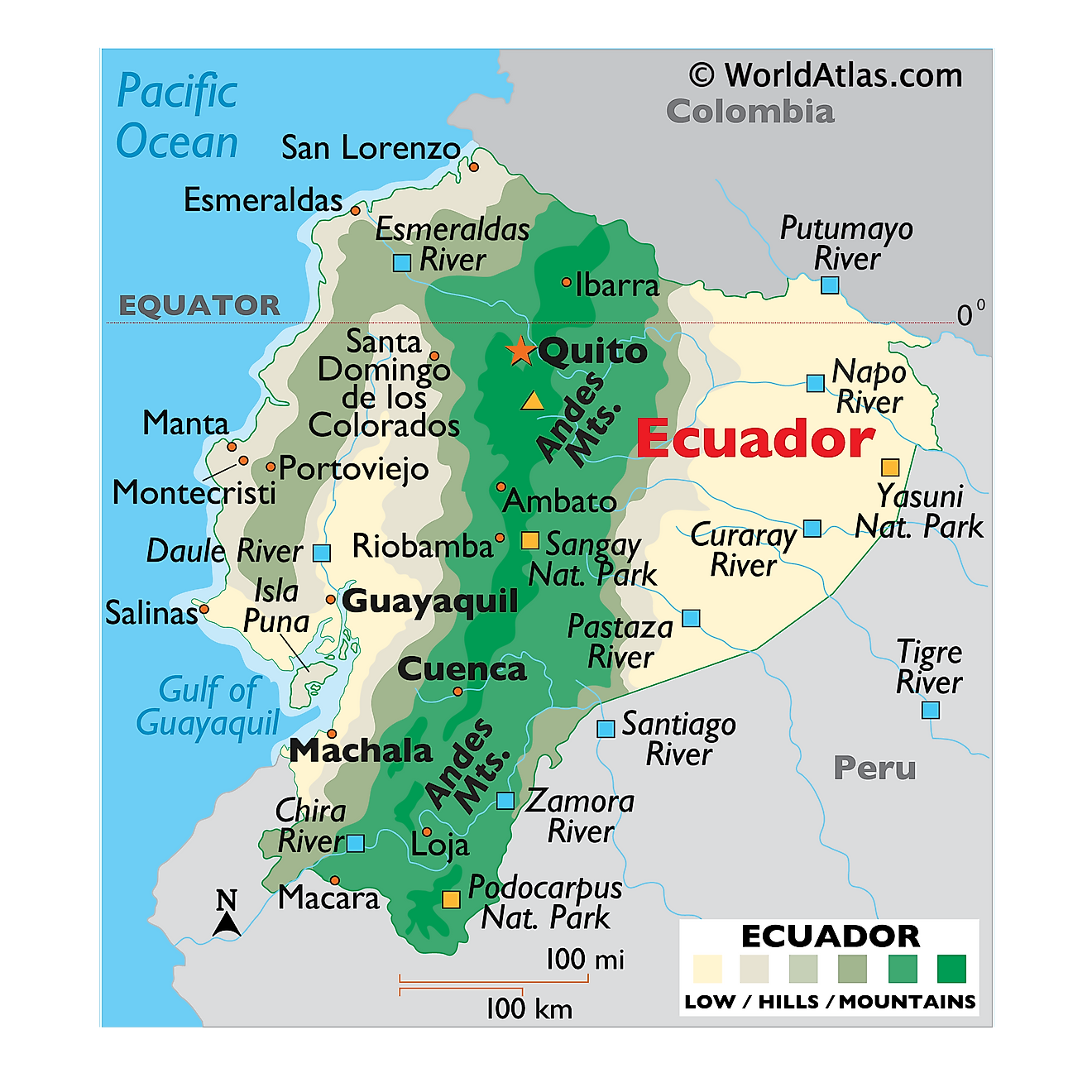 Ecuador Maps And Facts World Atlas