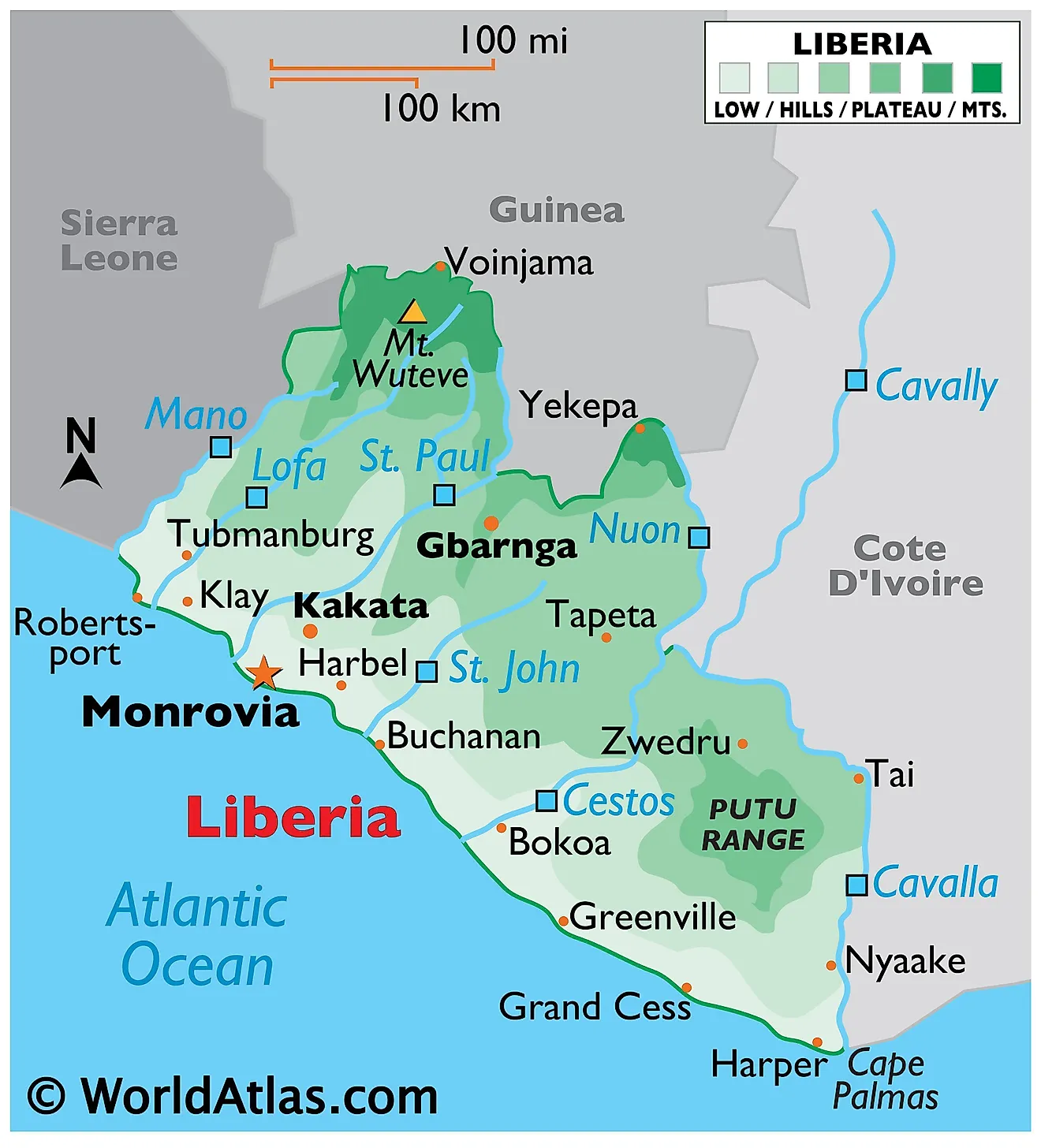 Liberia Maps & Facts - World Atlas