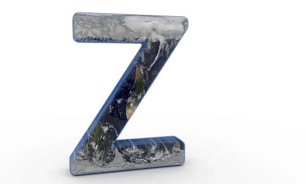 2 countries that start with z in the world
