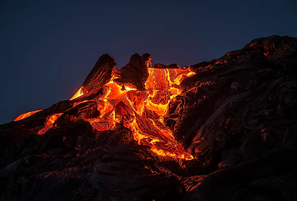 Major Eruptions of Kilauea Volcano WorldAtlas