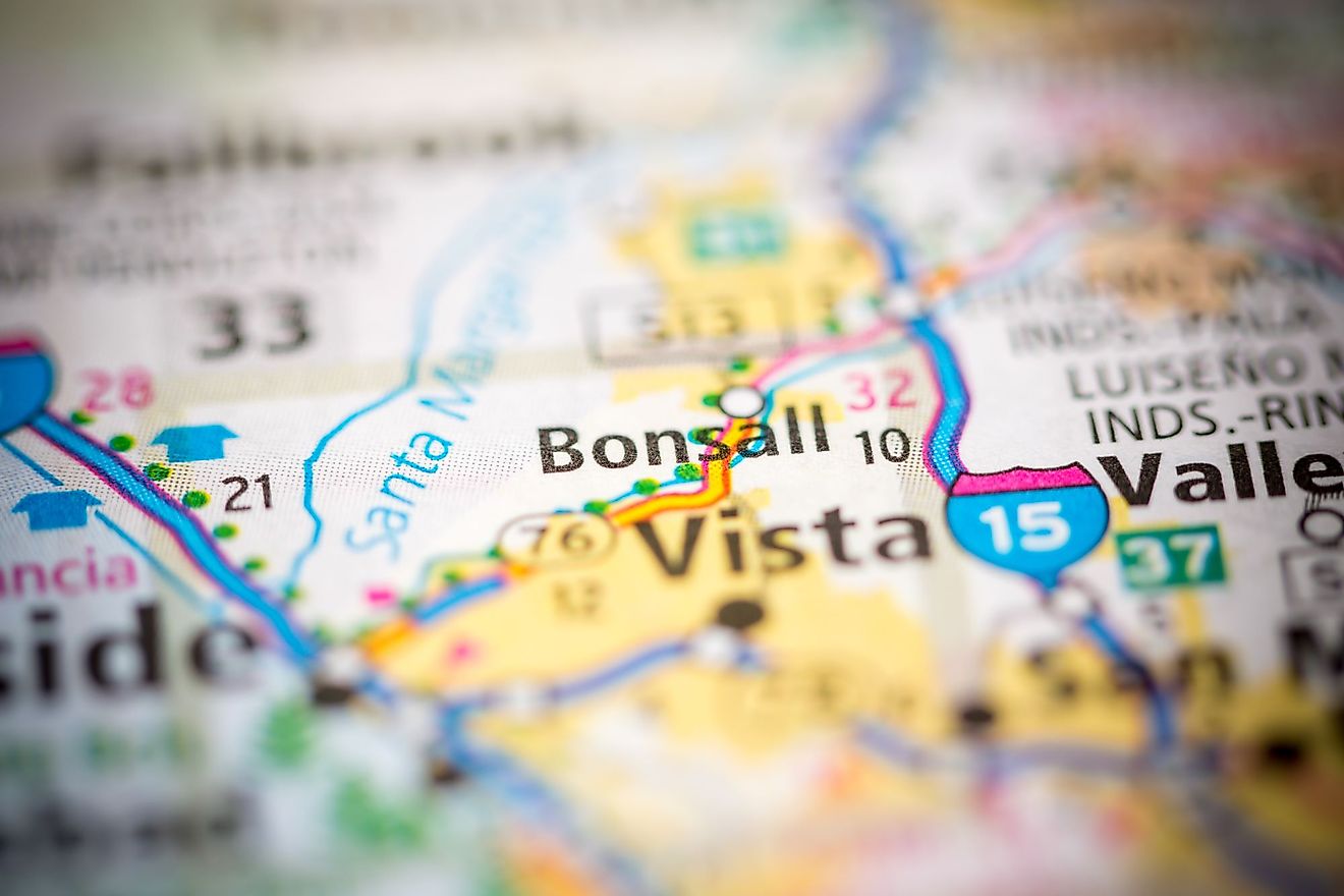 Bonsall, California WorldAtlas