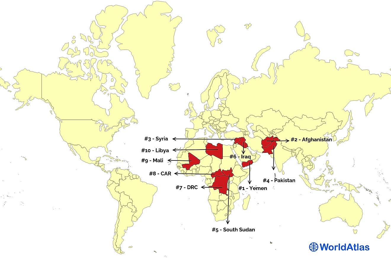 Most Dangerous Countries For Women WorldAtlas